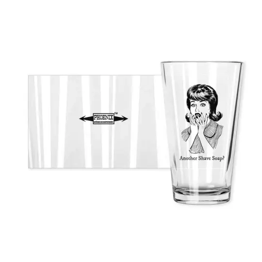 Another Shave Soap? Pint Glass | Made in the USA | Collectible