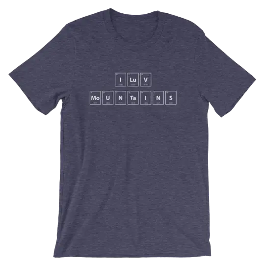 Men's I LuV MoUNTaINS Tee - Navy