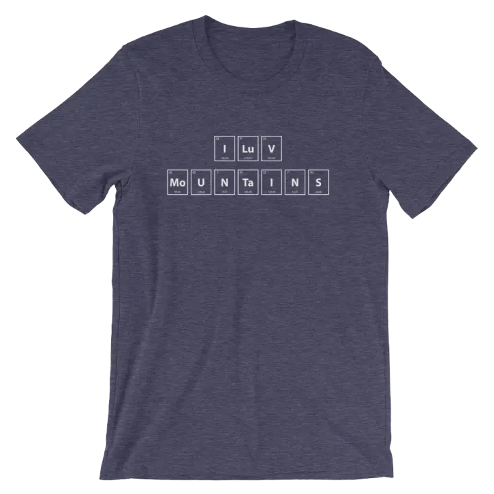 Men's I LuV MoUNTaINS Tee - Navy