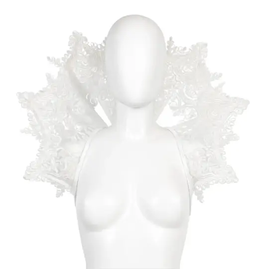 ELIZABETHAN VAMPIRE COLLAR / MEDIUM / WHITE