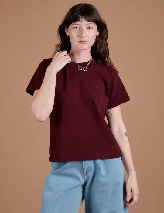 Burly Tee - Red Wine