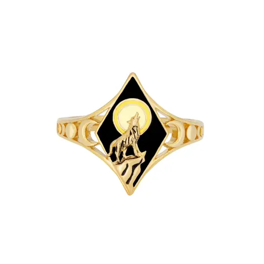 Wolf Howl Ring