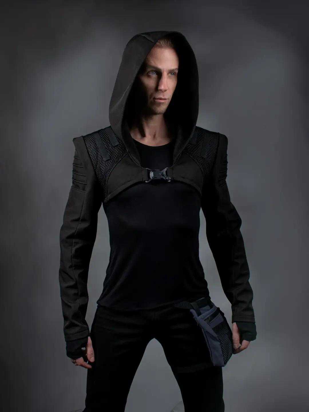 ASA Hooded men shrug