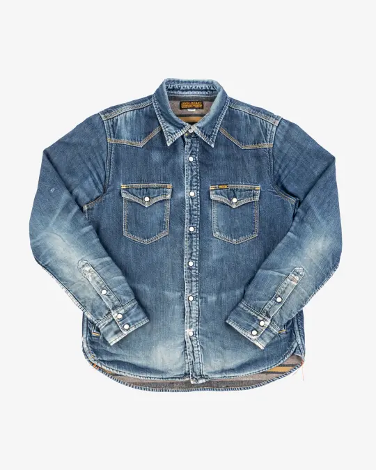 8oz Blanket Lined Denim - Indigo