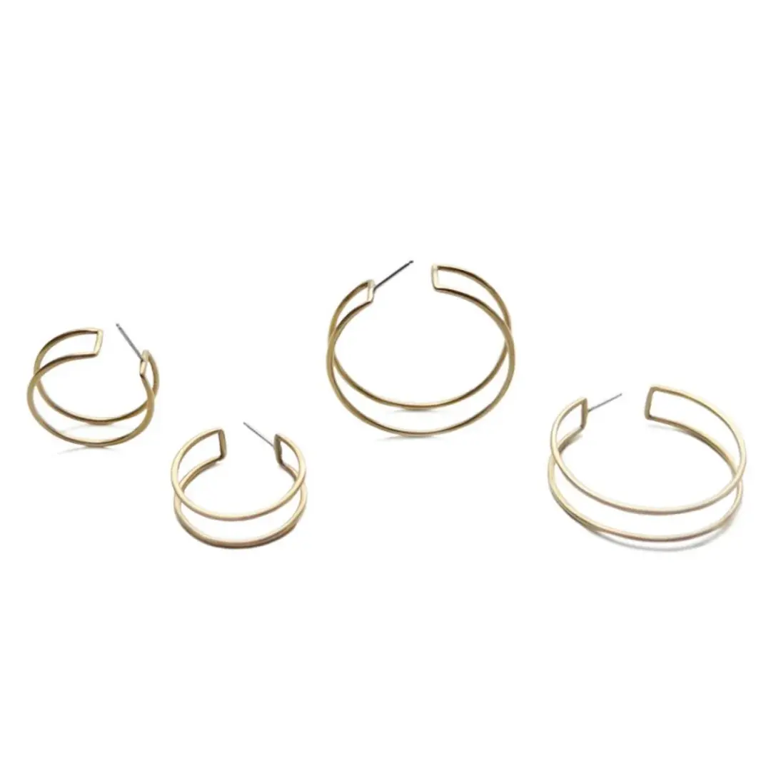 Circle Cage Hoops by Natalie Joy