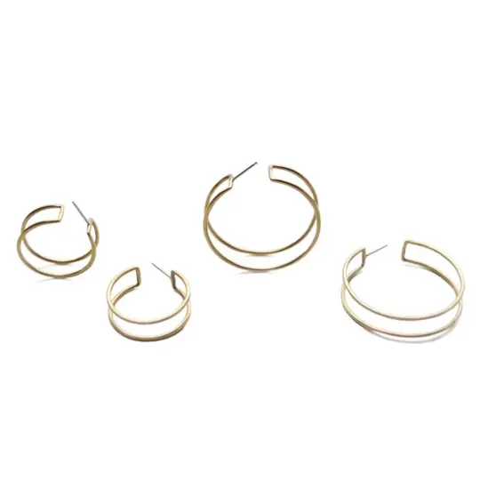 Circle Cage Hoops by Natalie Joy