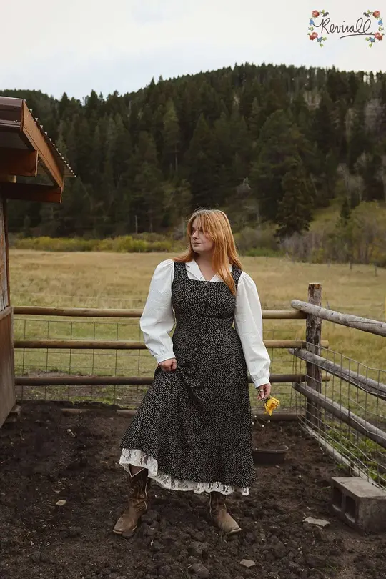 Ashley Mae Dress in Polkadot