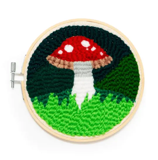 Mushroom Punch Needle Kit