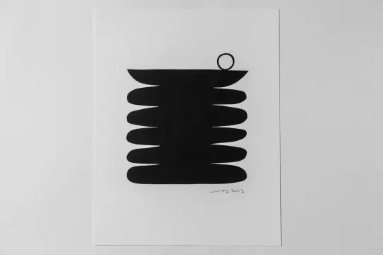 On the Edge {Original Papercut - 11x14"}