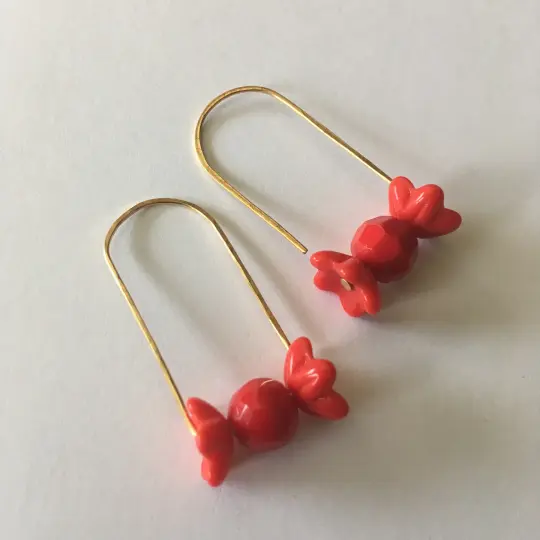Reddy or Not Earrings