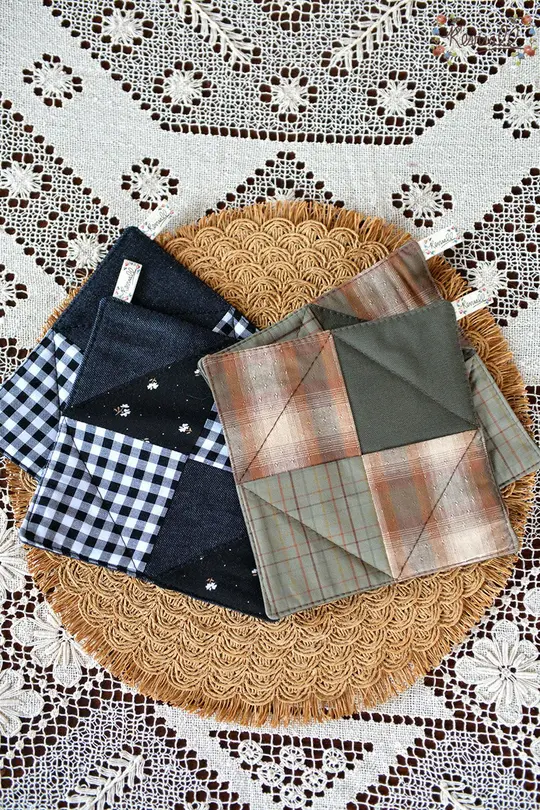 Patchwork Potholders (Set of 2)