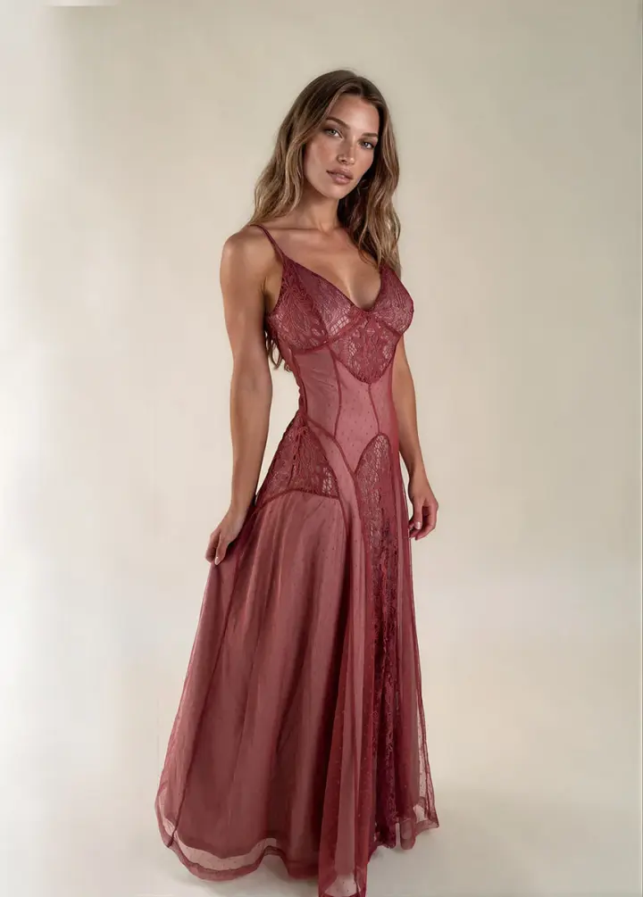 Fenny Dress in Mesa Rose