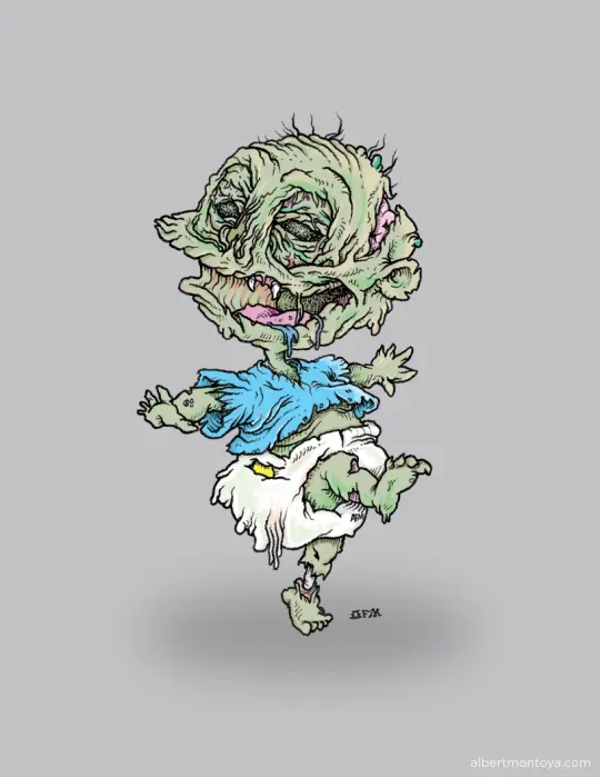 Print "Zombie Pickels"