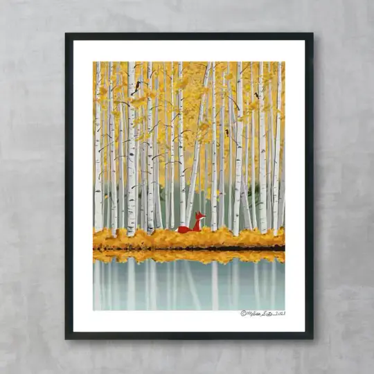 Birch Tree Forest Fine Art Print, Wholesale