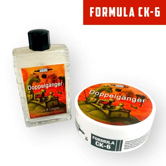 Doppelgänger Continuum No. 3 Artisan Shave Soap & Aftershave Bundle | Ultra Premium CK-6 Formula | The Mystery Continues!