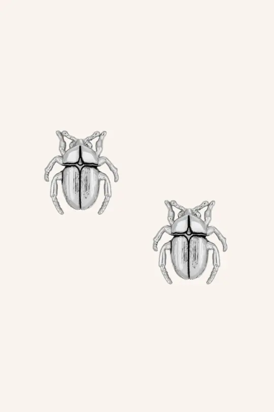 Beetle Stud Earrings