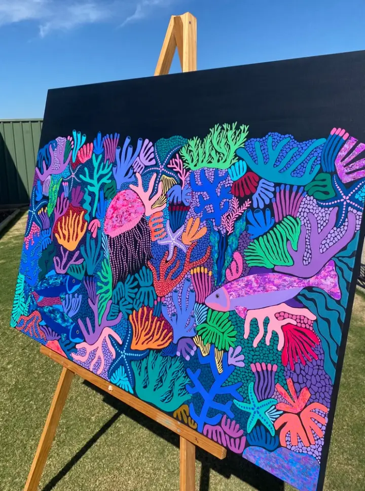Original Artwork - Underwater Lagoon  122 x 91.5cms