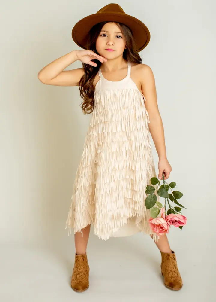 Caleo Dress in Ecru