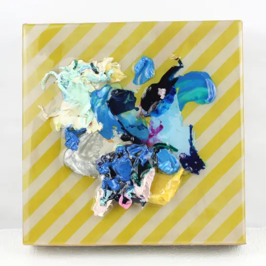 Erin Alice Gray-Mixed Media Collage 8" x 8"
