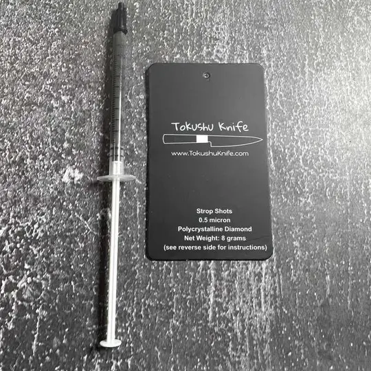 TOKUSHU KNIFE STROP SHOTS 0.5 Micron Premium Polycrystalline Abrasive