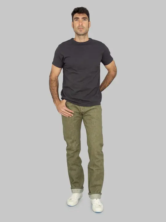 Samurai Jeans S0170GNX "Uguisu" 17oz Straight Tapered Jeans