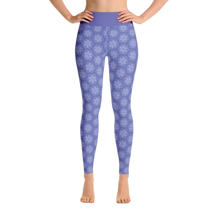 Forget Me Not Yoga Pants