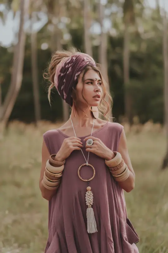 Midaxi Dress Wayan Violet