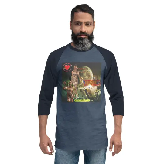 Danaid Foil 50 Baseball Shirt! 3/4 sleeve raglan shirt