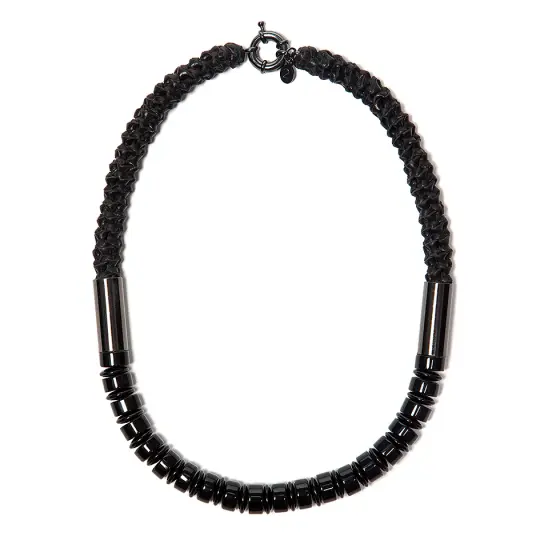"Delta" Black Onyx Neckpiece