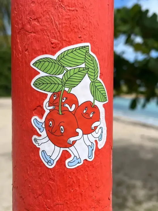 Cherry Trio Sticker