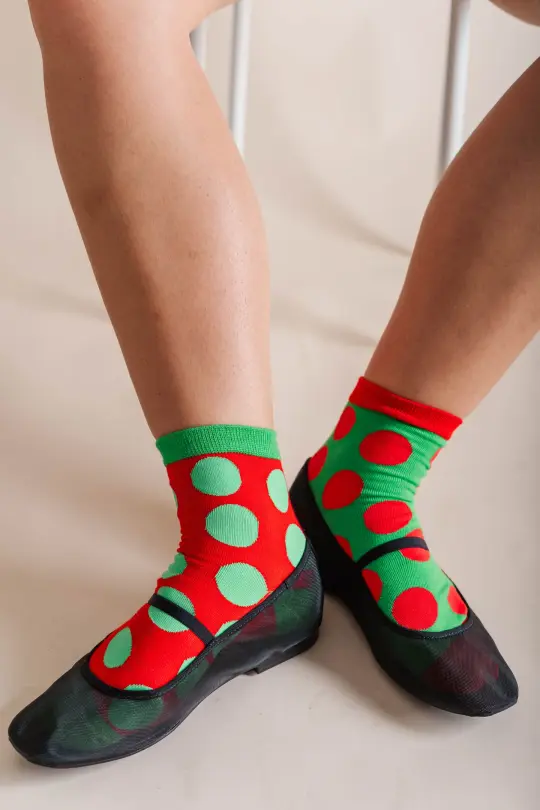 XMAS DOT SOCKS