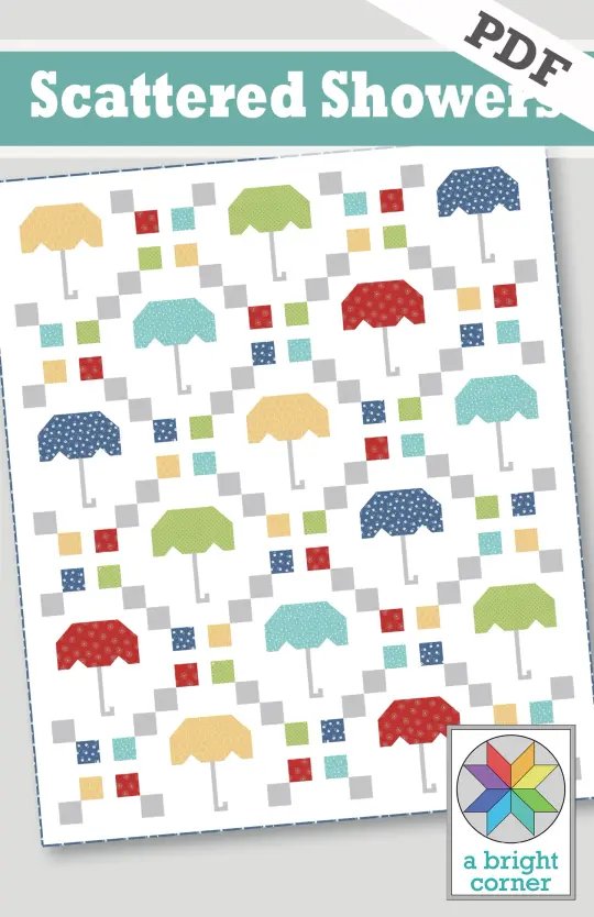 Scattered Showers quilt pattern - PDF version