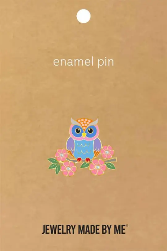 Moda Enamel Pins-Owl or Heart Maker