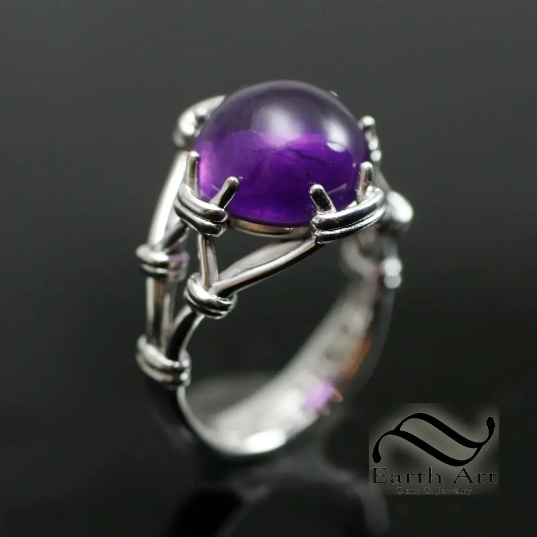 Amethyst Tied Up - Sterling Silver or 14k