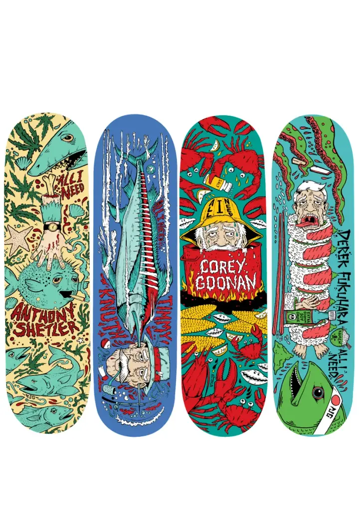 SEAFOOD SERIES SKATEBOARDS