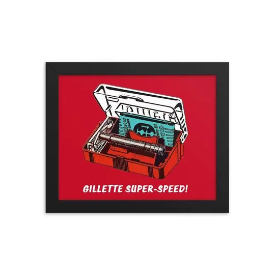 Super Speed Framed Print