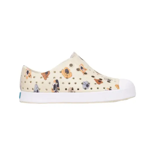 Jefferson Print Child Bone White / Shell White / Polka Dogs