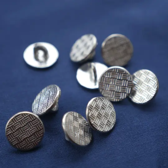 Basket-Weave Button  Pack of Ten