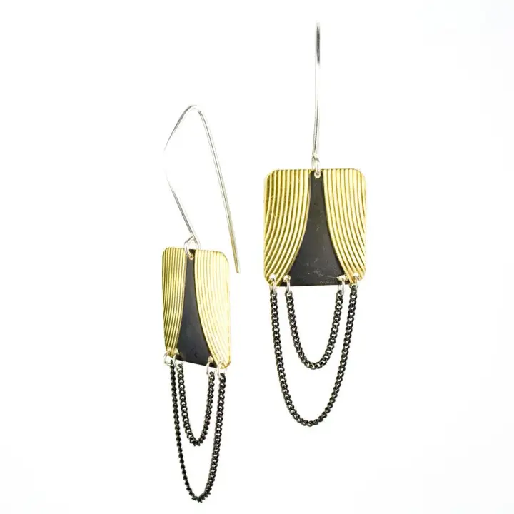 Recast Strata Drip earrings