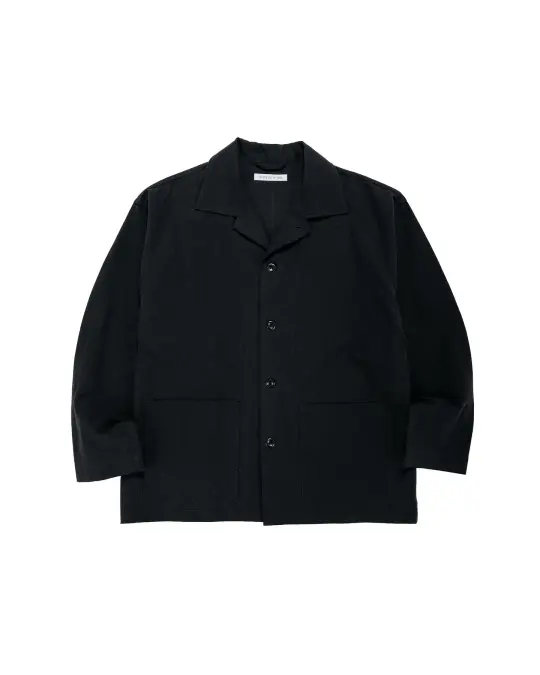 Body of Work Linden Jacket Nep Cotton Linen Black