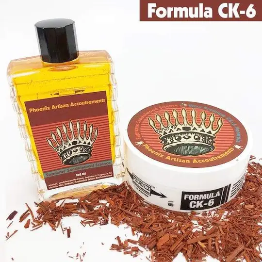 Supreme Sandalwood Science Artisan Shave Soap & Aftershave/Cologne Bundle Deal | Ultra Premium Formula CK-6