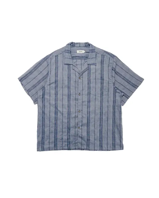 Bather Rain Stripe Camp Shirt