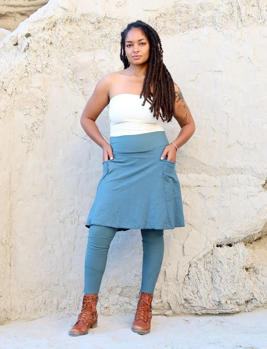 Perfect Pockets Short Skirted Pedal Leggings