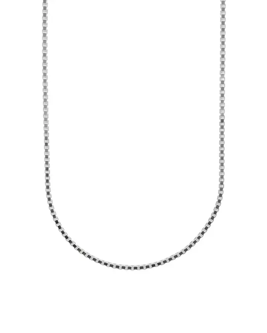Lost & Found Box Link Necklace 22"