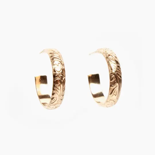 Flora Hoop Earrings