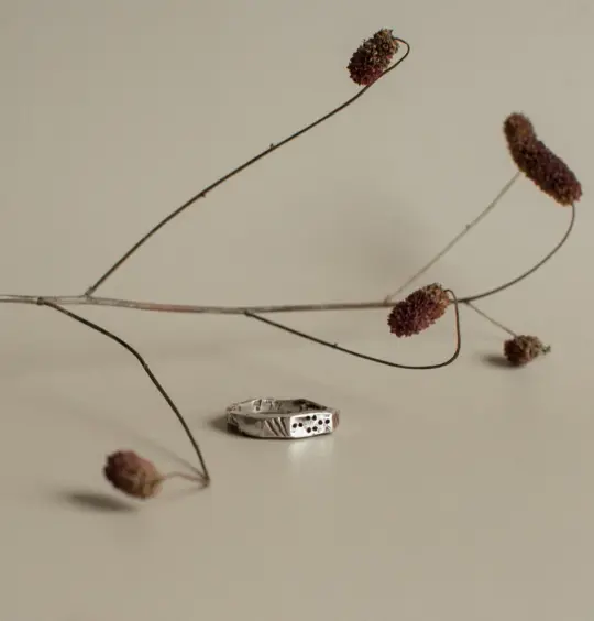 Silver “URLIDE” ring - size 8/57/P