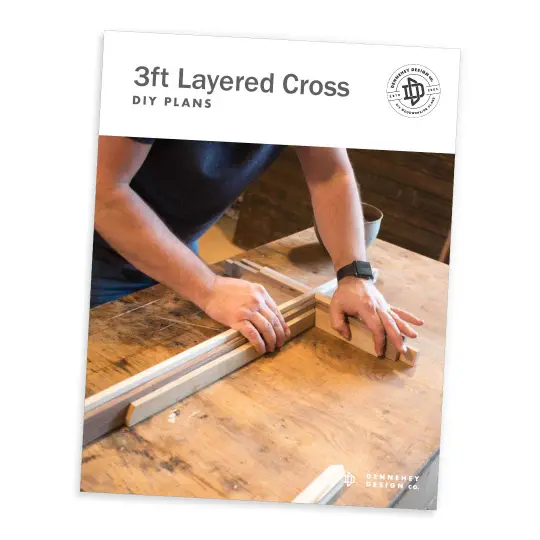 Three-Foot-Tall DIY Wooden Cross Plans