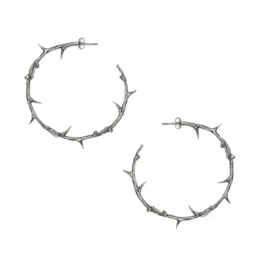 The Guardian Earrings Chapter II. Sterling Silver.
