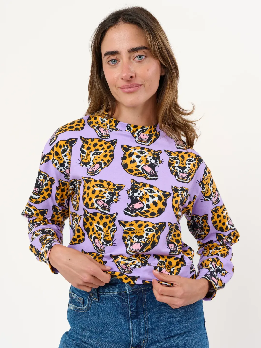 Track Top Cheetah Head