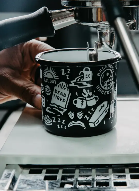 Dead Tired Enamel Mug